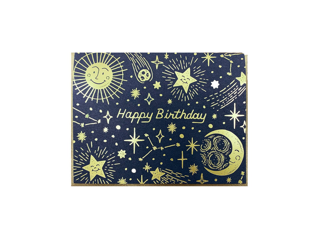 Noteworthy Paper & Press Celestial Birthday Greeting Card