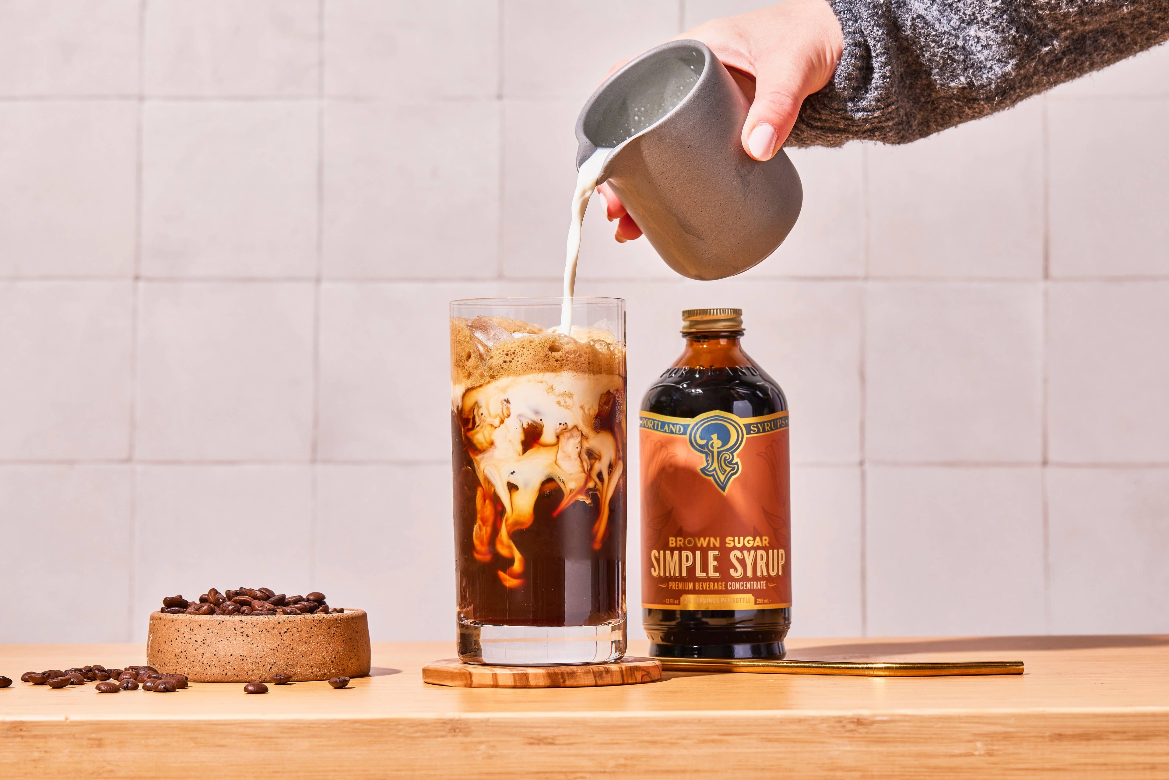 Portland Syrups Brown Sugar Simple Syrup — 12 oz