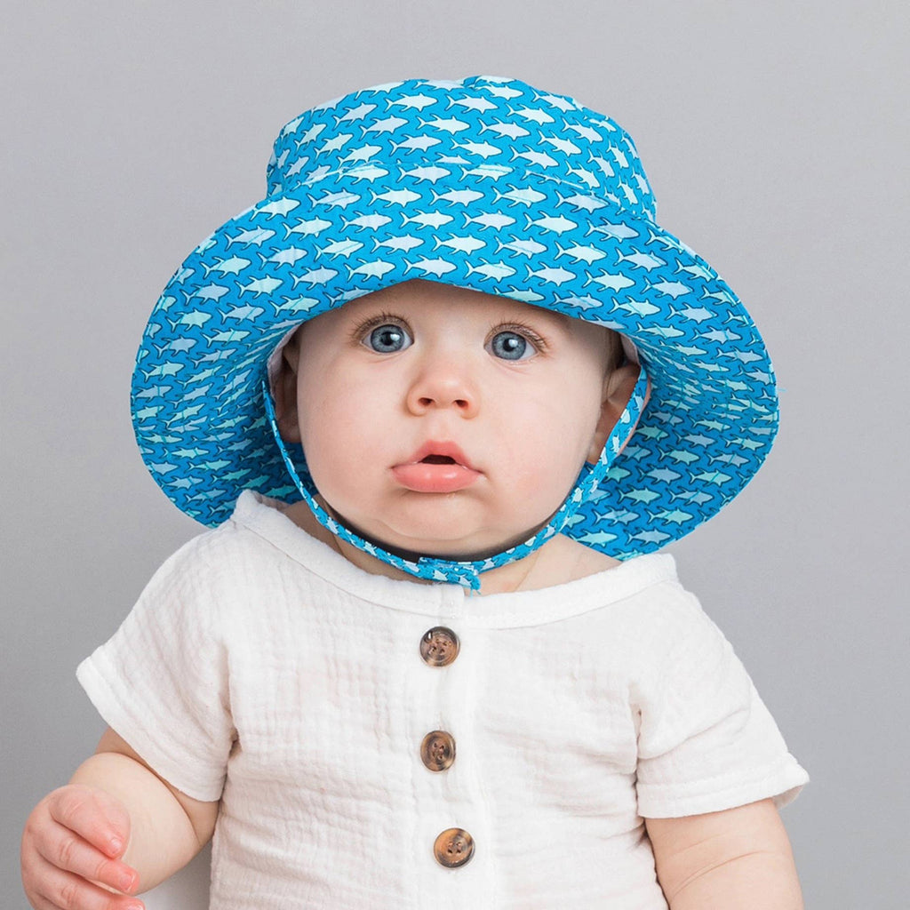 Huggalugs Shark Bucket Hat — UPF 25+