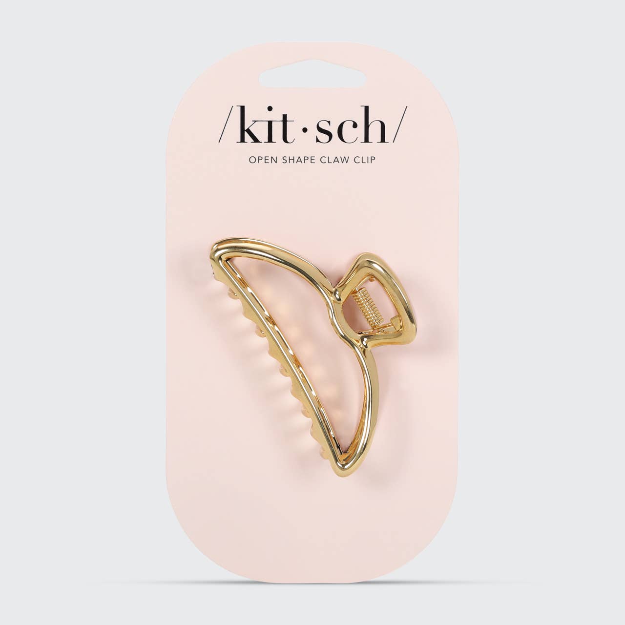 Kitsch Open Shape Claw Clip — Gold