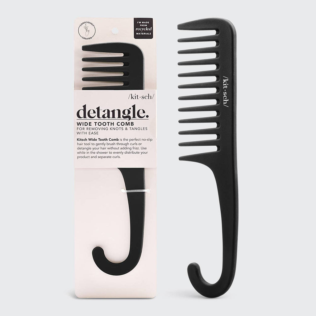 Kitsch Wide Tooth Comb — Recycled Plastic