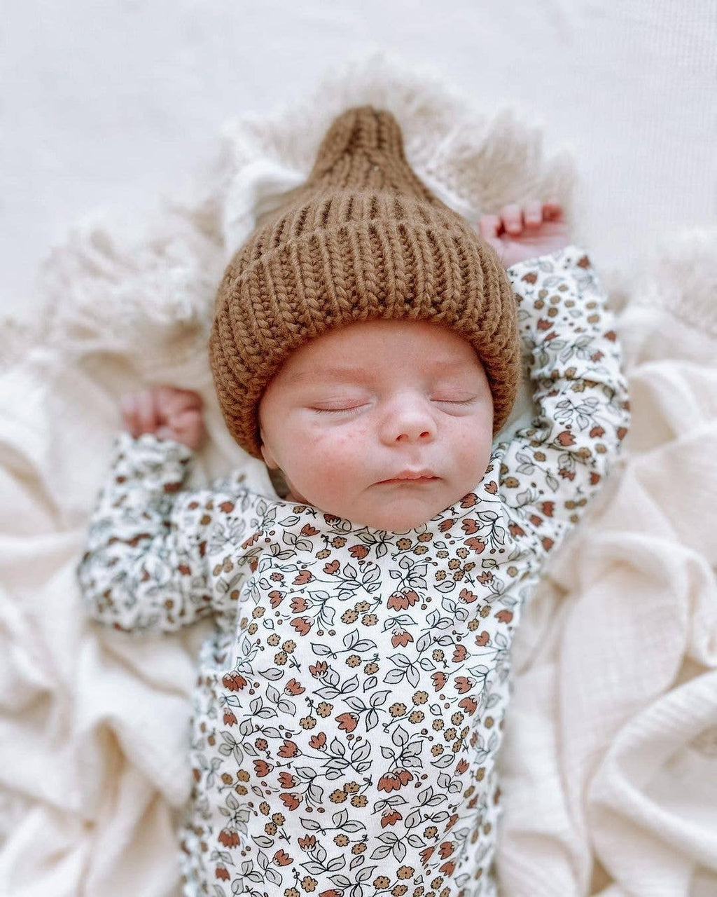 Huggalugs Pecan Peak Knit Beanie