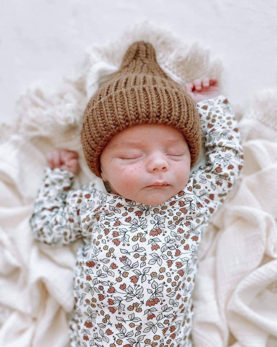 Huggalugs Pecan Peak Knit Beanie