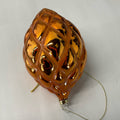 Orange Glass Finial Ornament