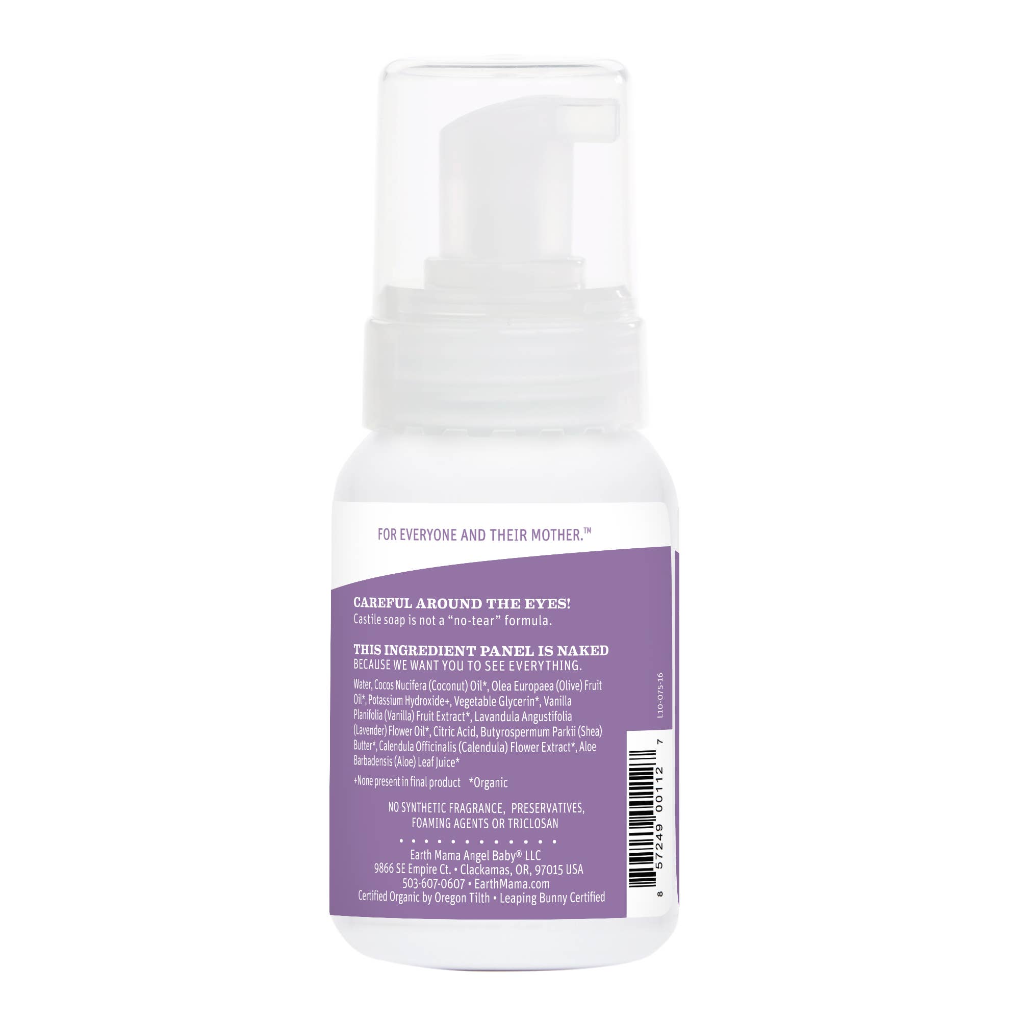 Earth Mama Calming Lavender Castile Baby Wash