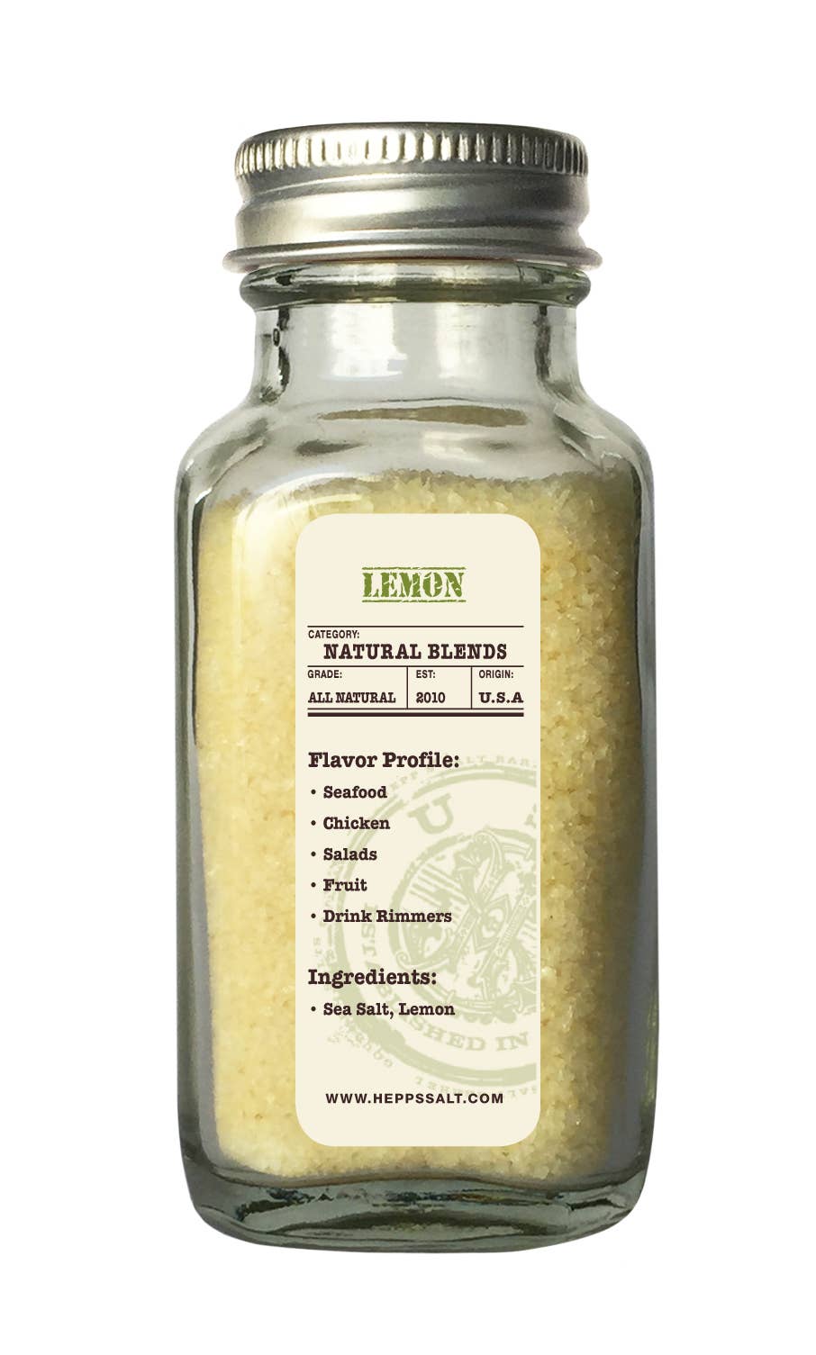 Hepp's Salt Co. Lemon Sea Salt