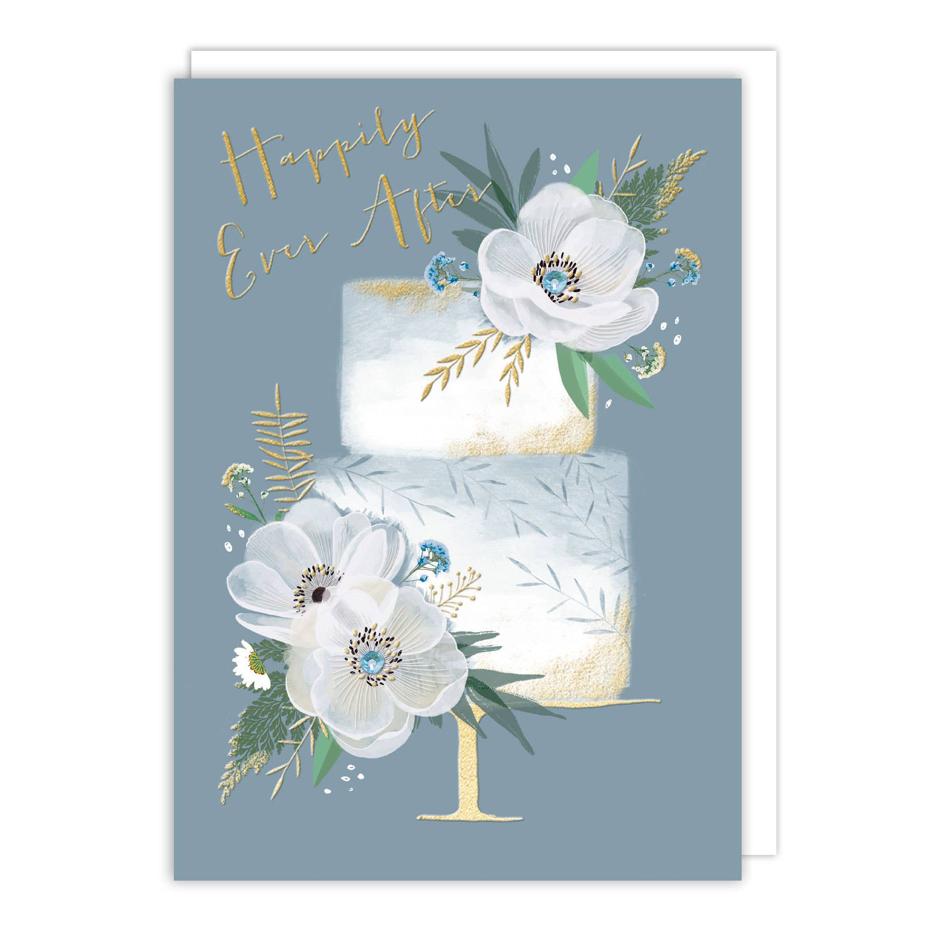 Notes & Queries Wedding Card — Cake