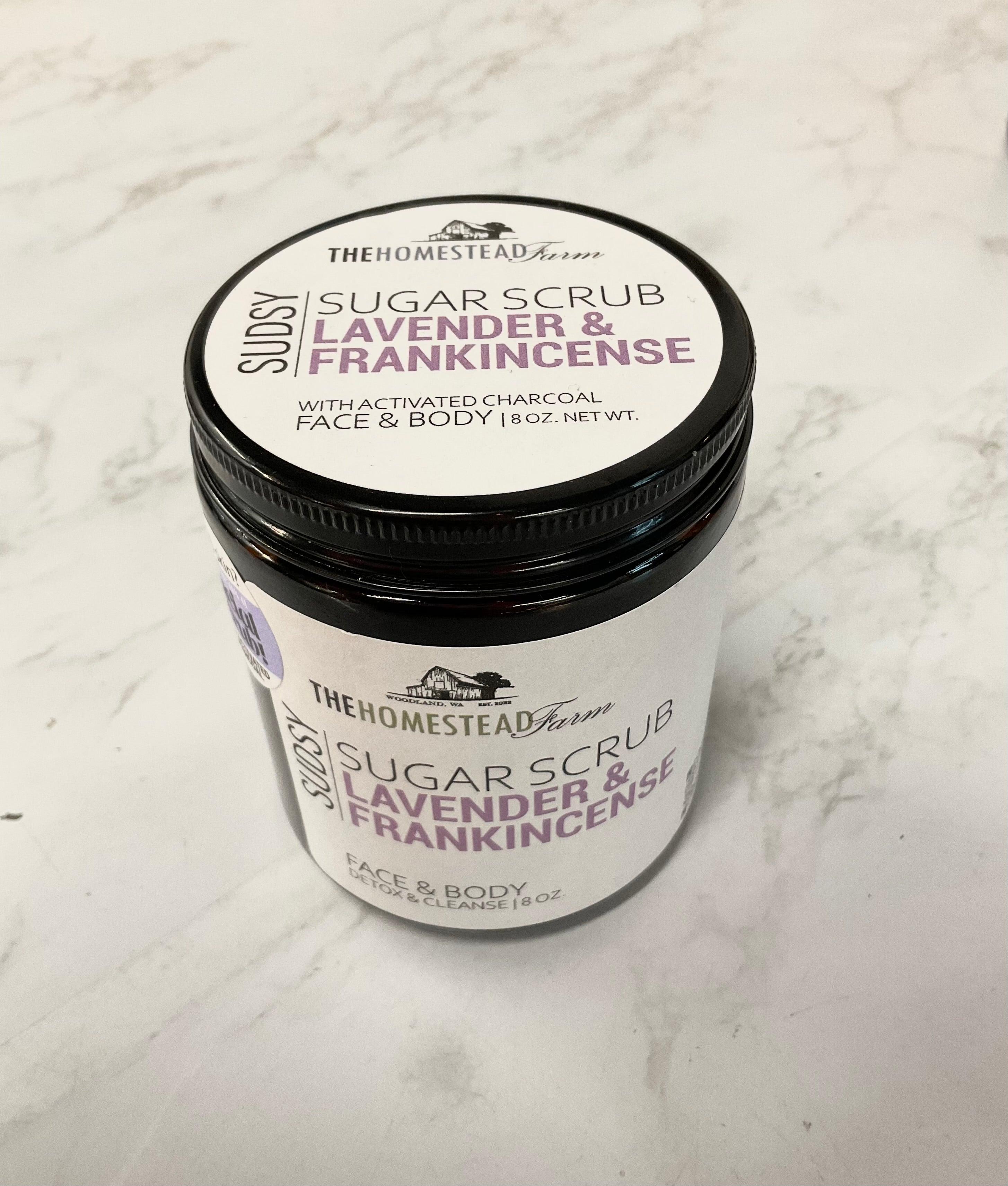 The Homestead Farm Sugar Scrub, Sudsy & Oily Variants