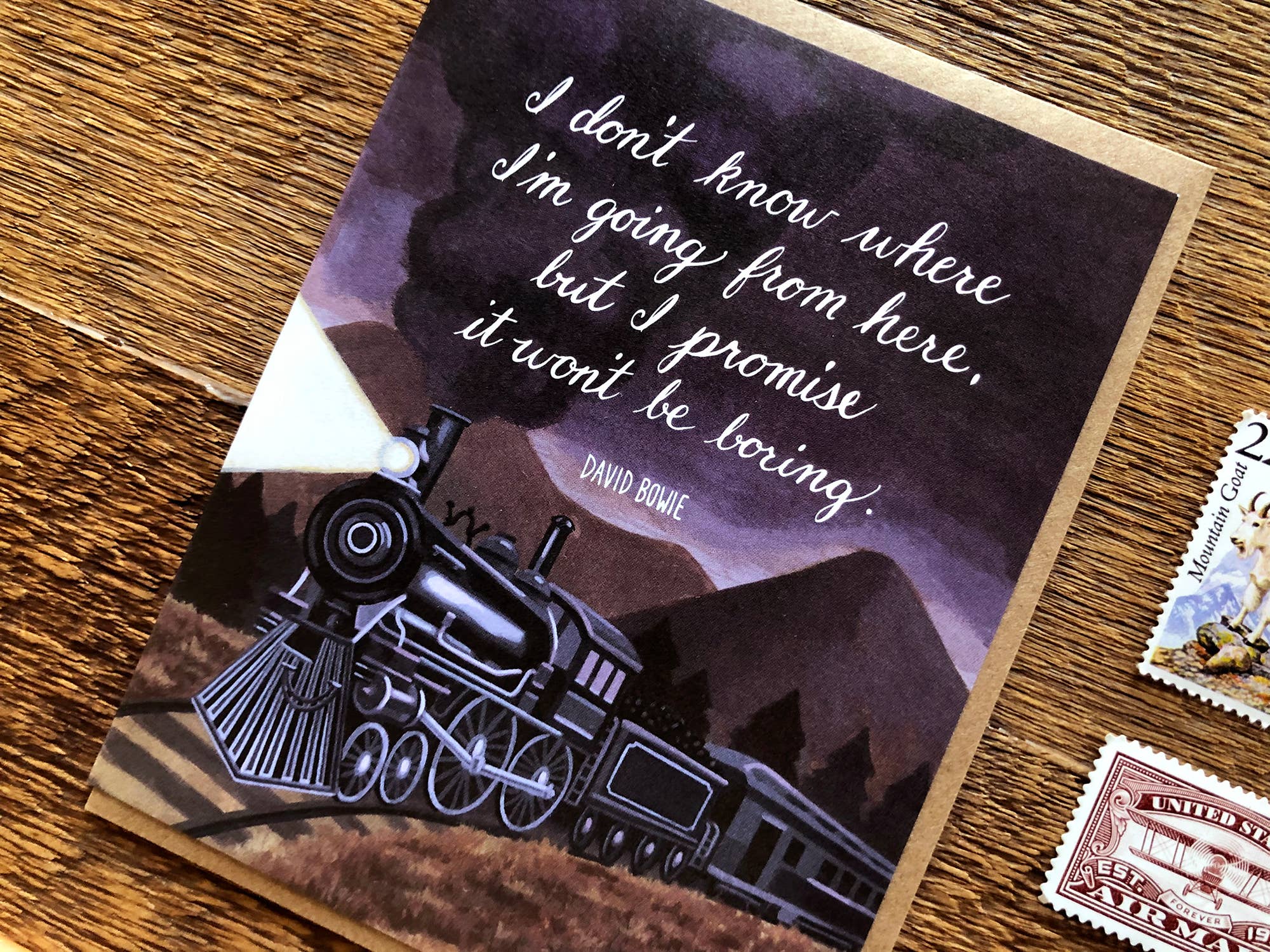Noteworthy Paper & Press Bowie Quote Greeting Card