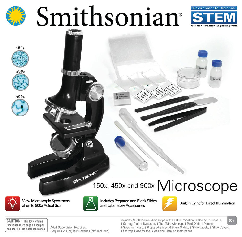Toysmith Smithsonian Microscope Kit