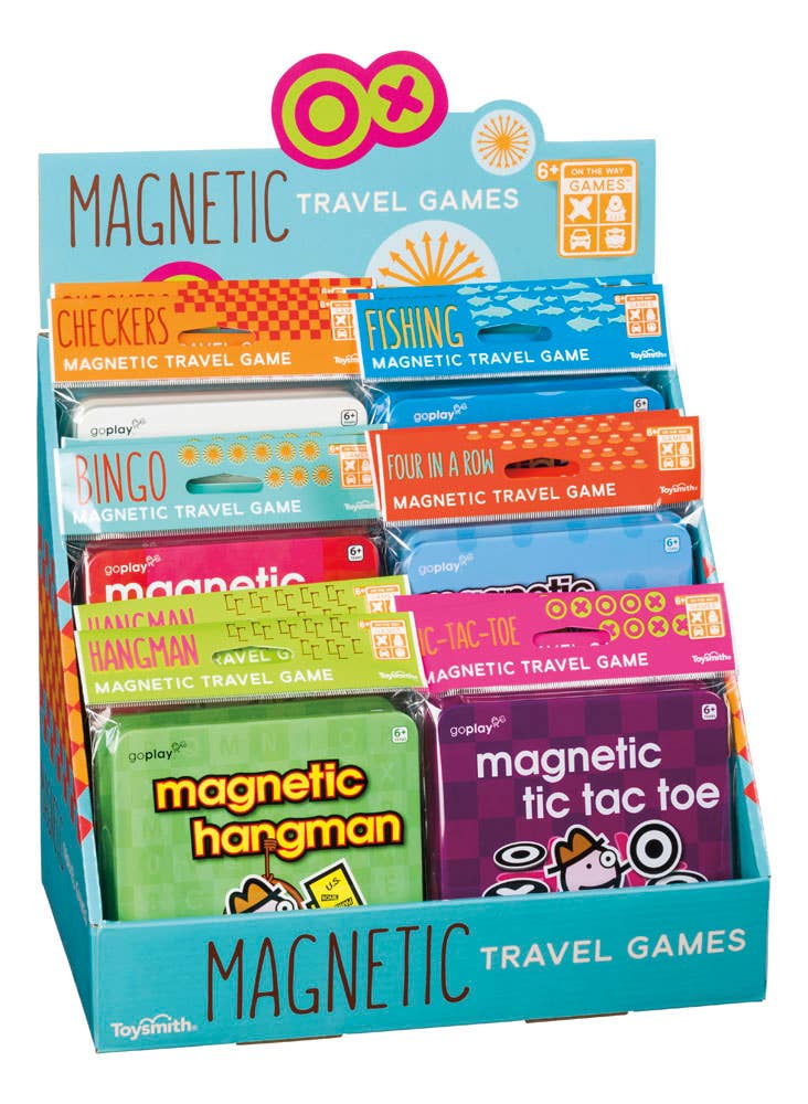 Toysmith Goplay Magnetic Travel Games Assortment