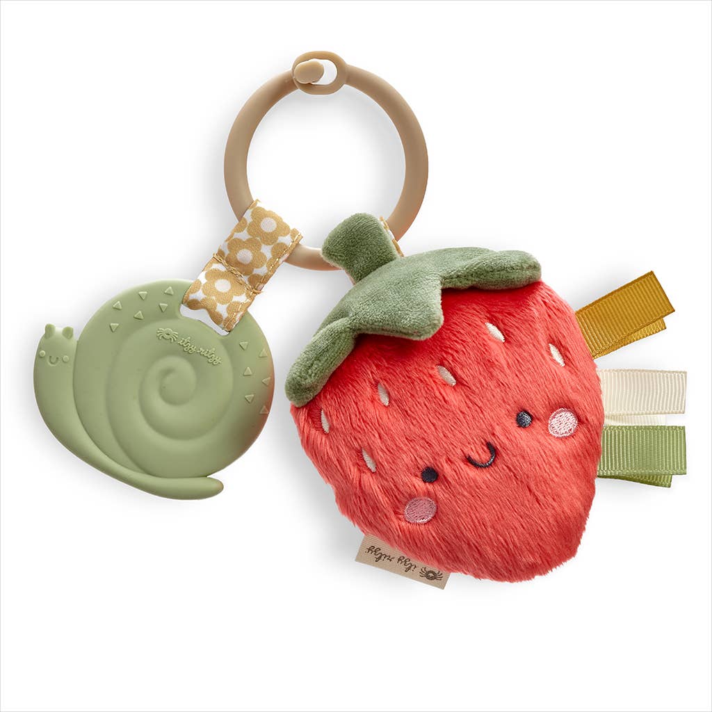 Itzy Ritzy Itzy Pal Plush + Teether Avocado or Strawberry