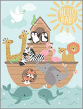 Gina B Scripture Baby Card — Ark & Animals