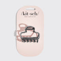 Kitsch Metal Medium Puffy Claw Clip — Hematite