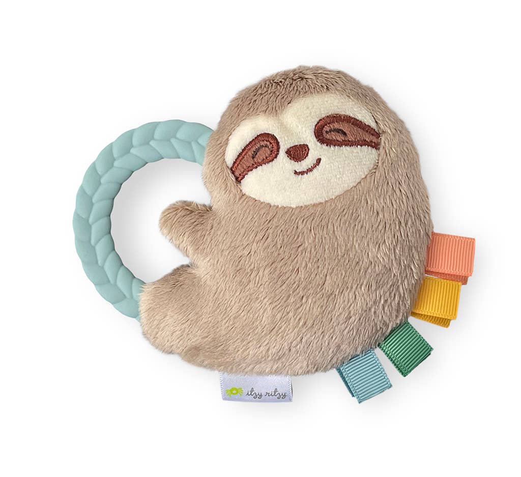 Itzy Ritzy Plush Rattle Pal with Teether