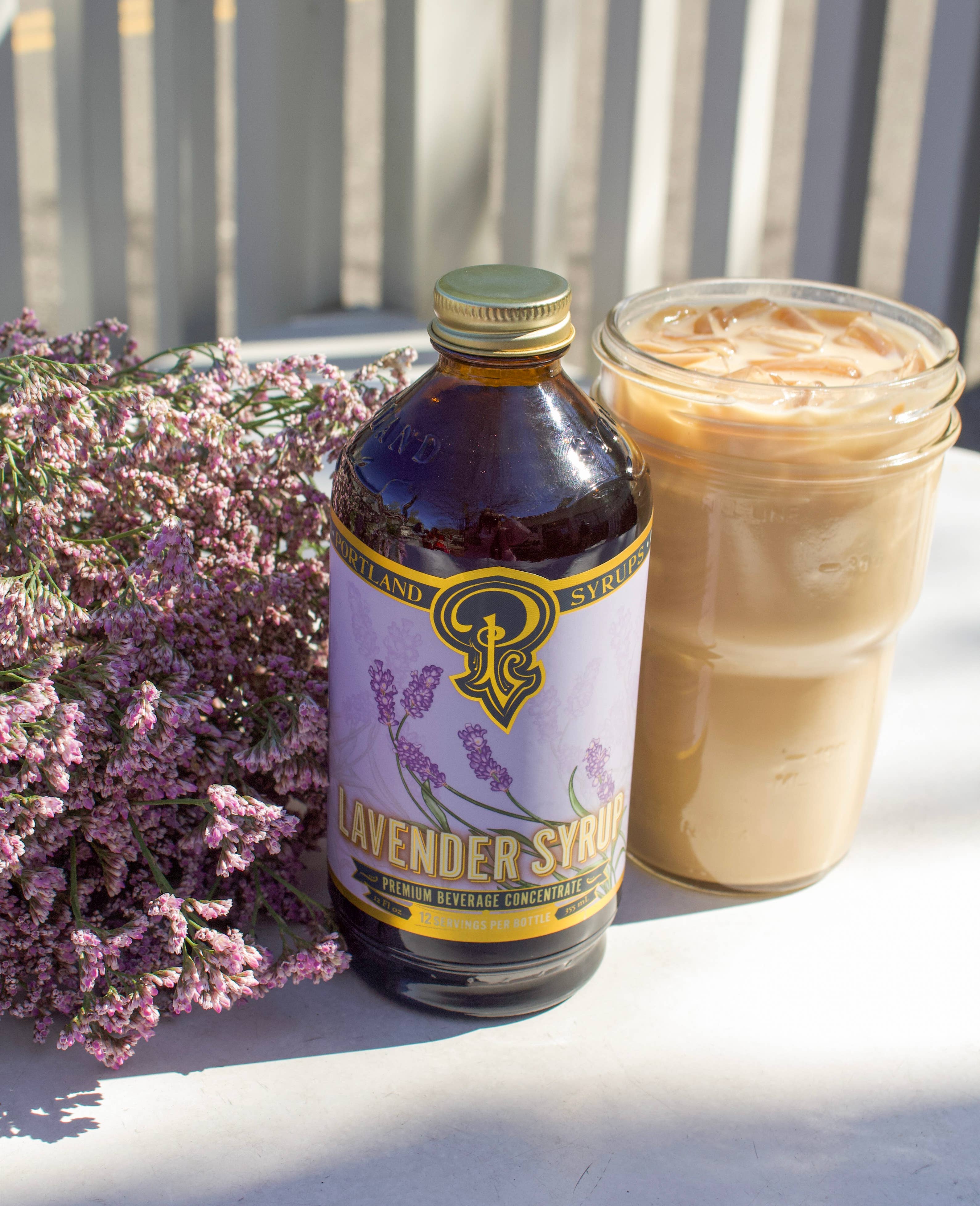 Portland Syrups Lavender Craft Syrup — 3.4 oz Bottle