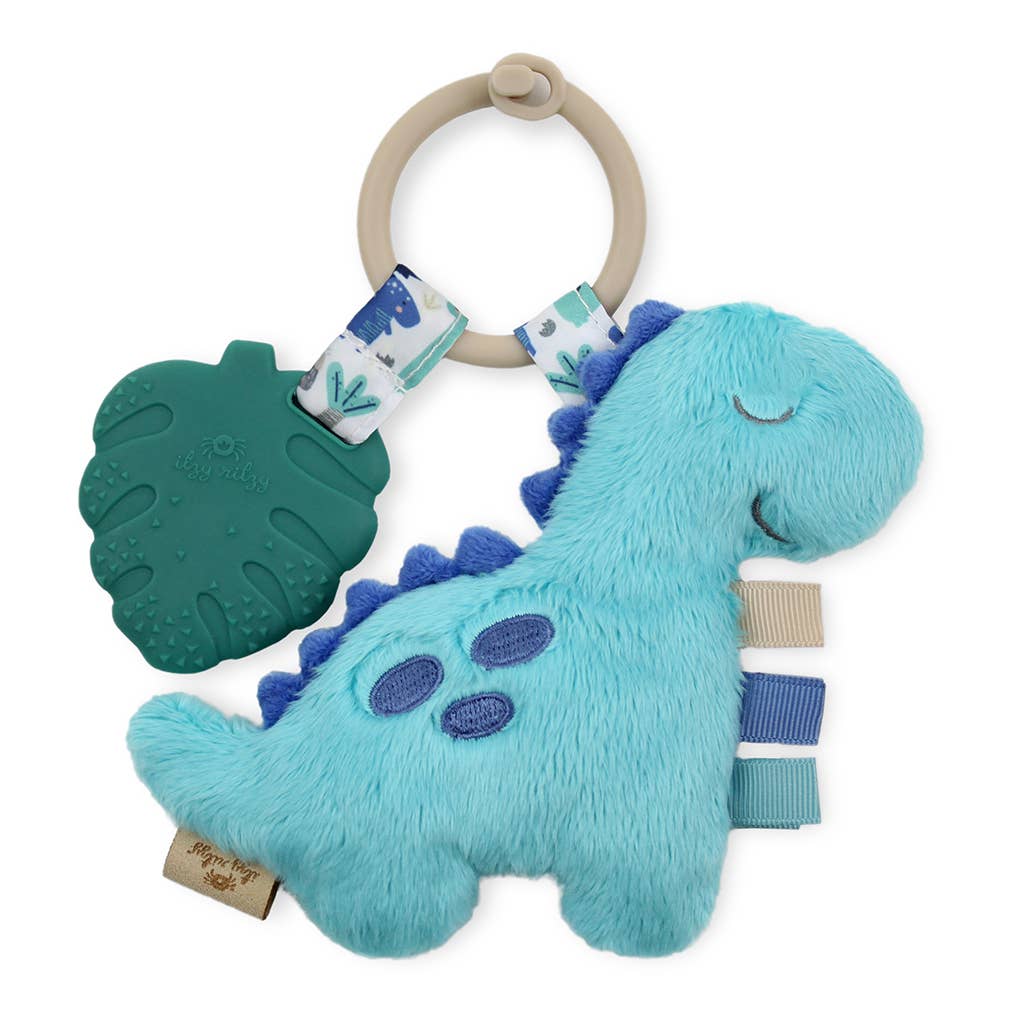 Itzy Ritzy Plush Pal Teether - Dino, Mushroom, Rainbow