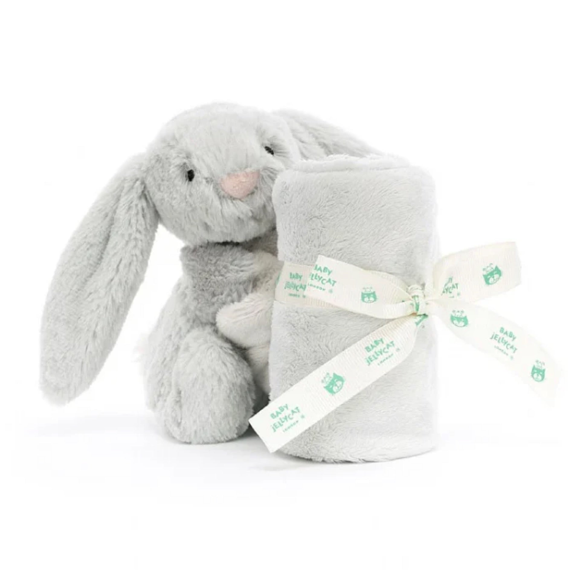 Jellycat Bashful Grey Bunny Soother -