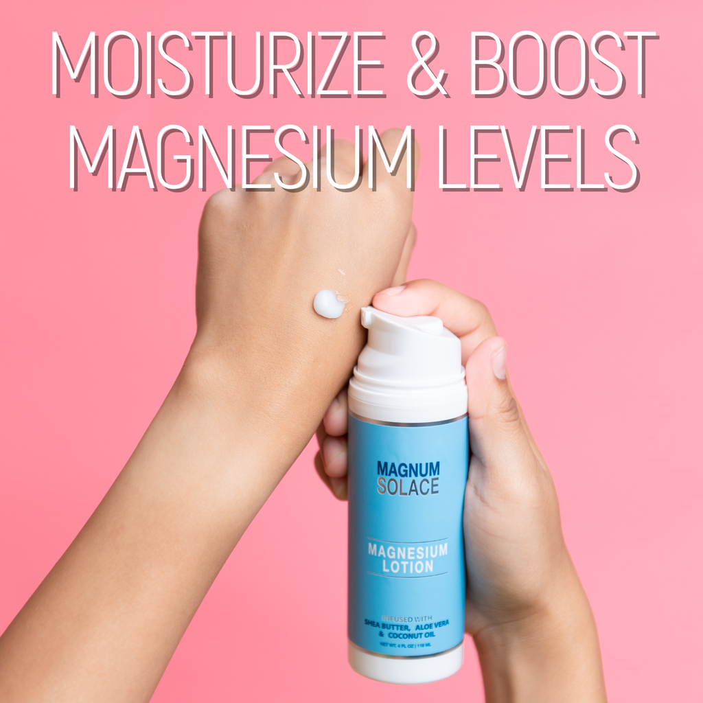 Magnum Solace Magnesium Lotion with Aloe, Shea and Coconut – Lemon Verbena