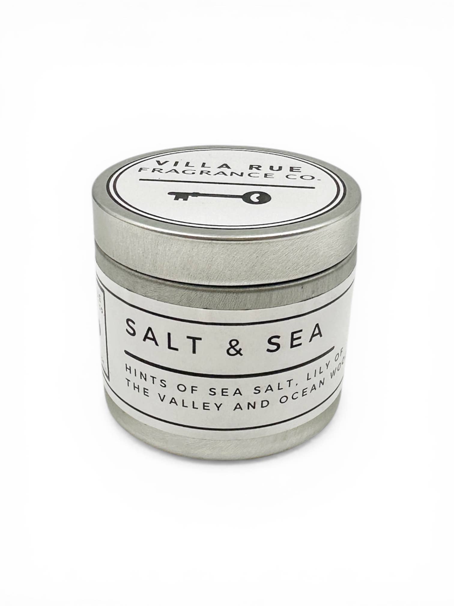 Villa Rue salt sea soy candle — 2oz Tin