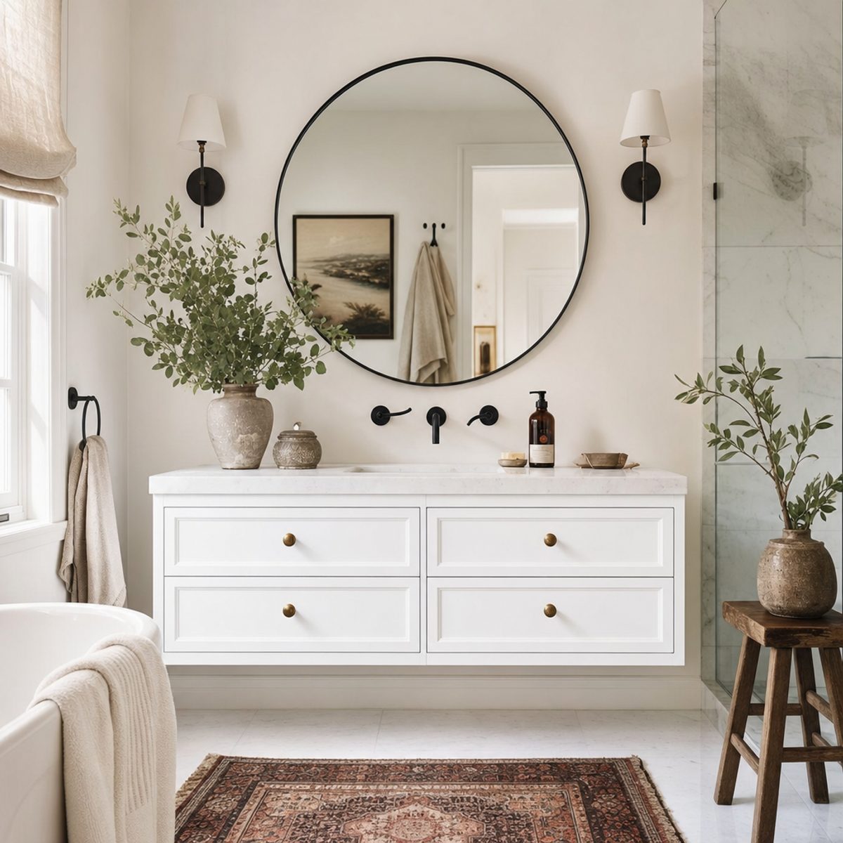 Wise Owl Chalk Synthesis Paint — Snow Owl — styled room