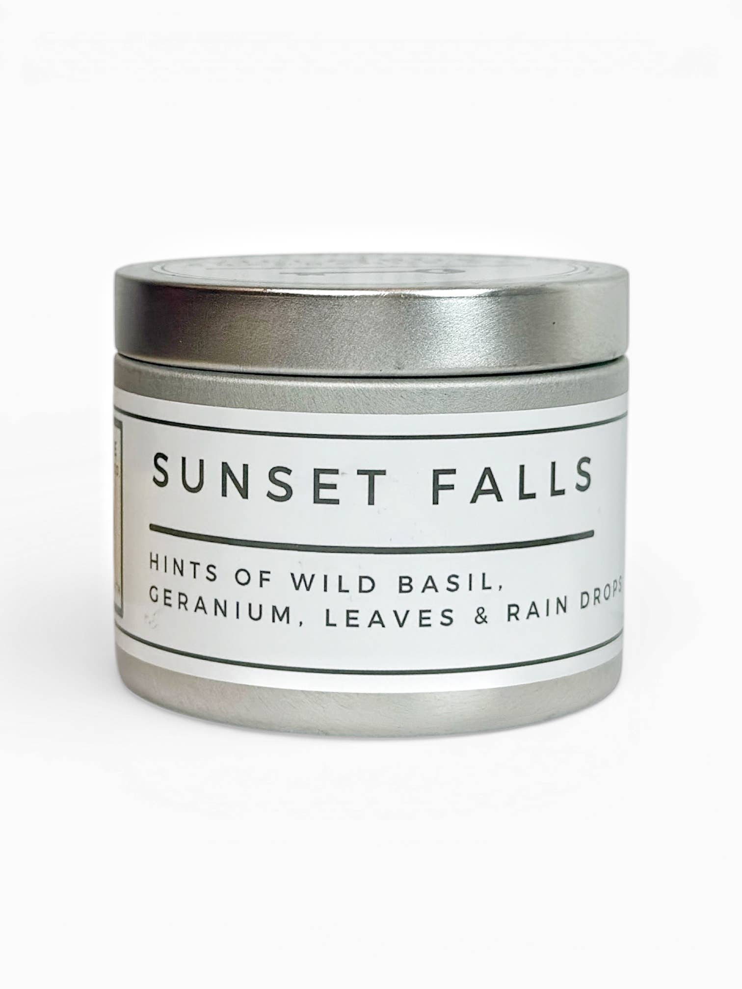 Villa Rue sunset falls soy candle — 4oz Tin