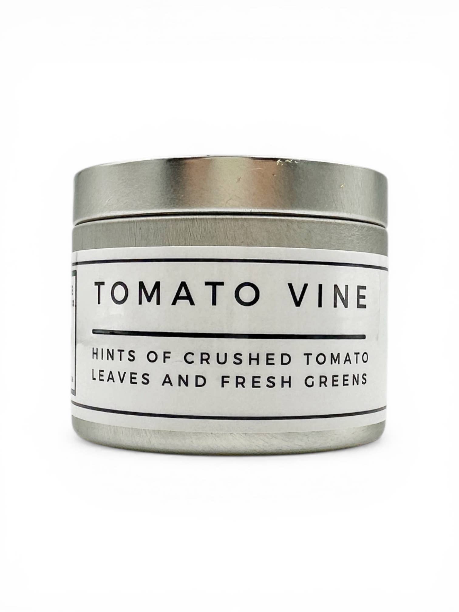 Villa Rue tomato vine soy candle — 4oz Tin