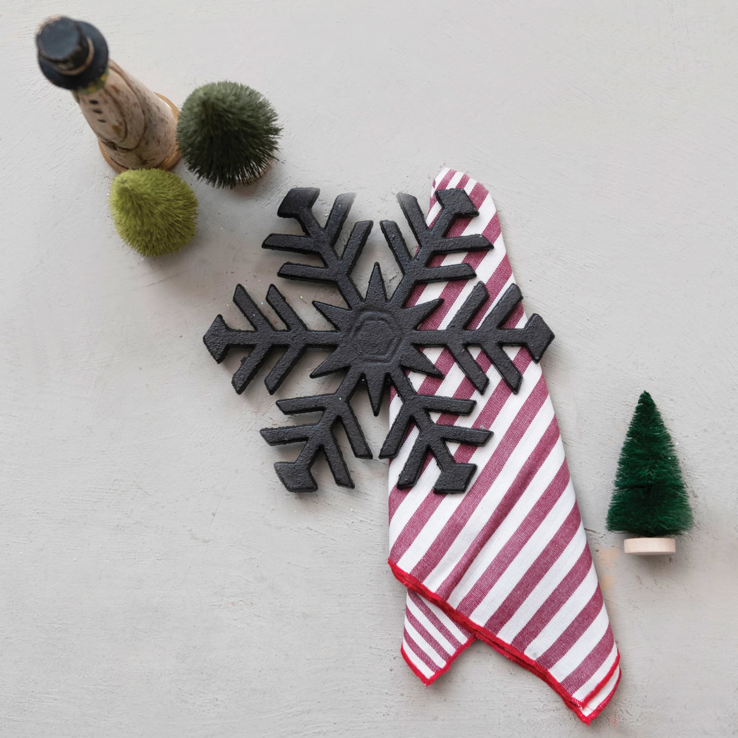 Snowflake Cast Iron Trivet