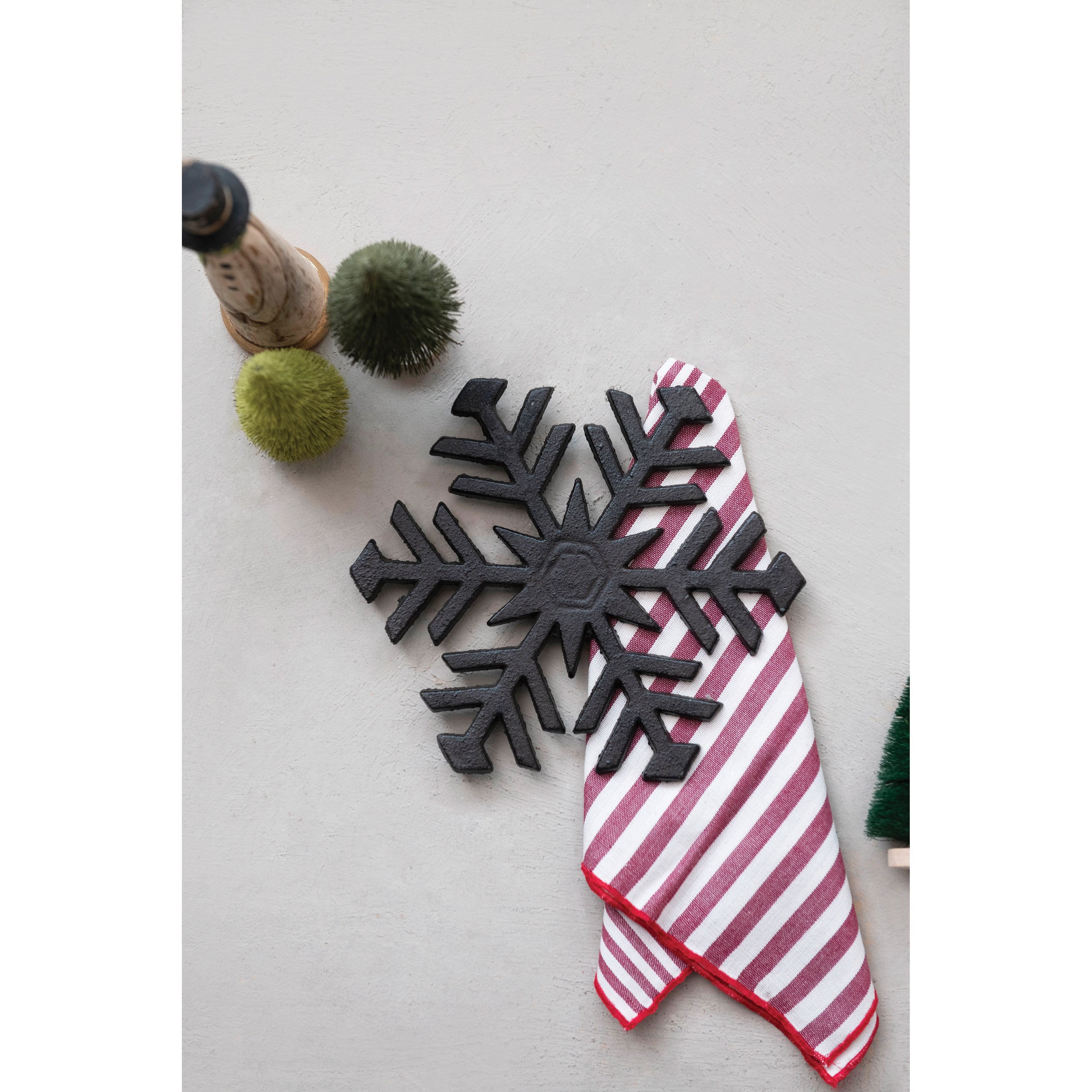 Snowflake Cast Iron Trivet