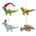 Handcrafted Wool Felt Dinosaur Ornament
