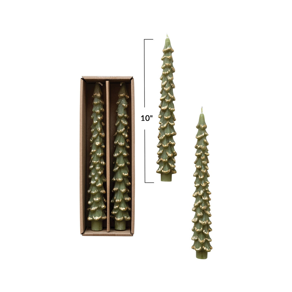 Cedar Tree Taper Candles, Unscented