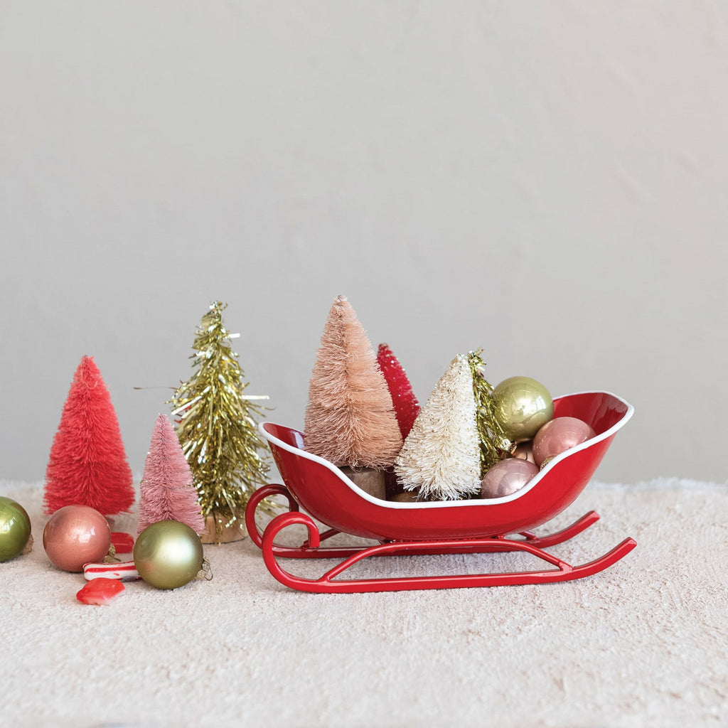 Ceramic Sleigh Soap Dish