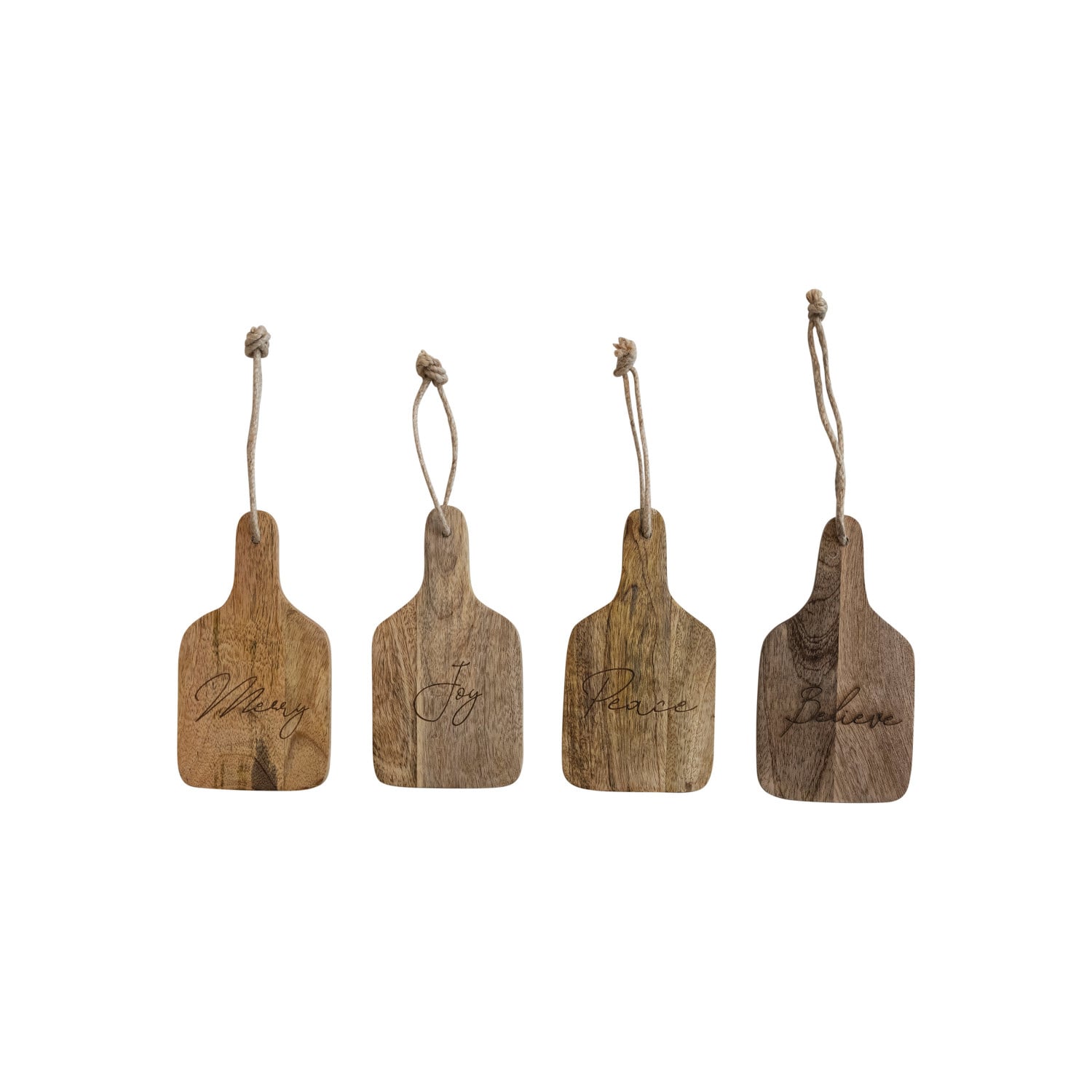 Etched Mango Wood Cheese Board