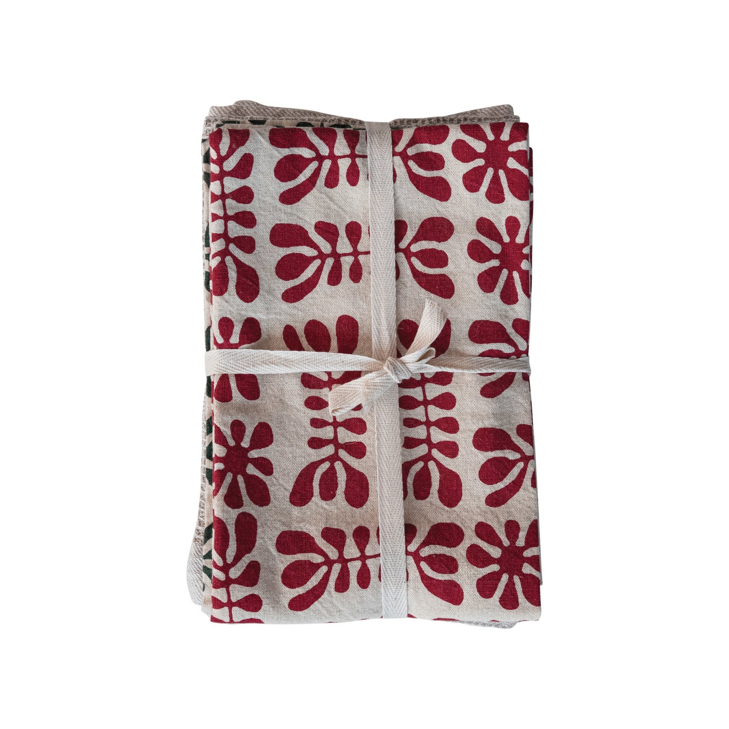 Stonewashed Waffle Weave Cotton Tea Towel