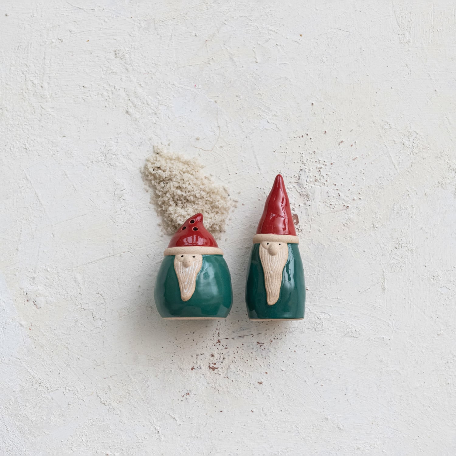 Whimsical Gnome Salt and Pepper Shakers
