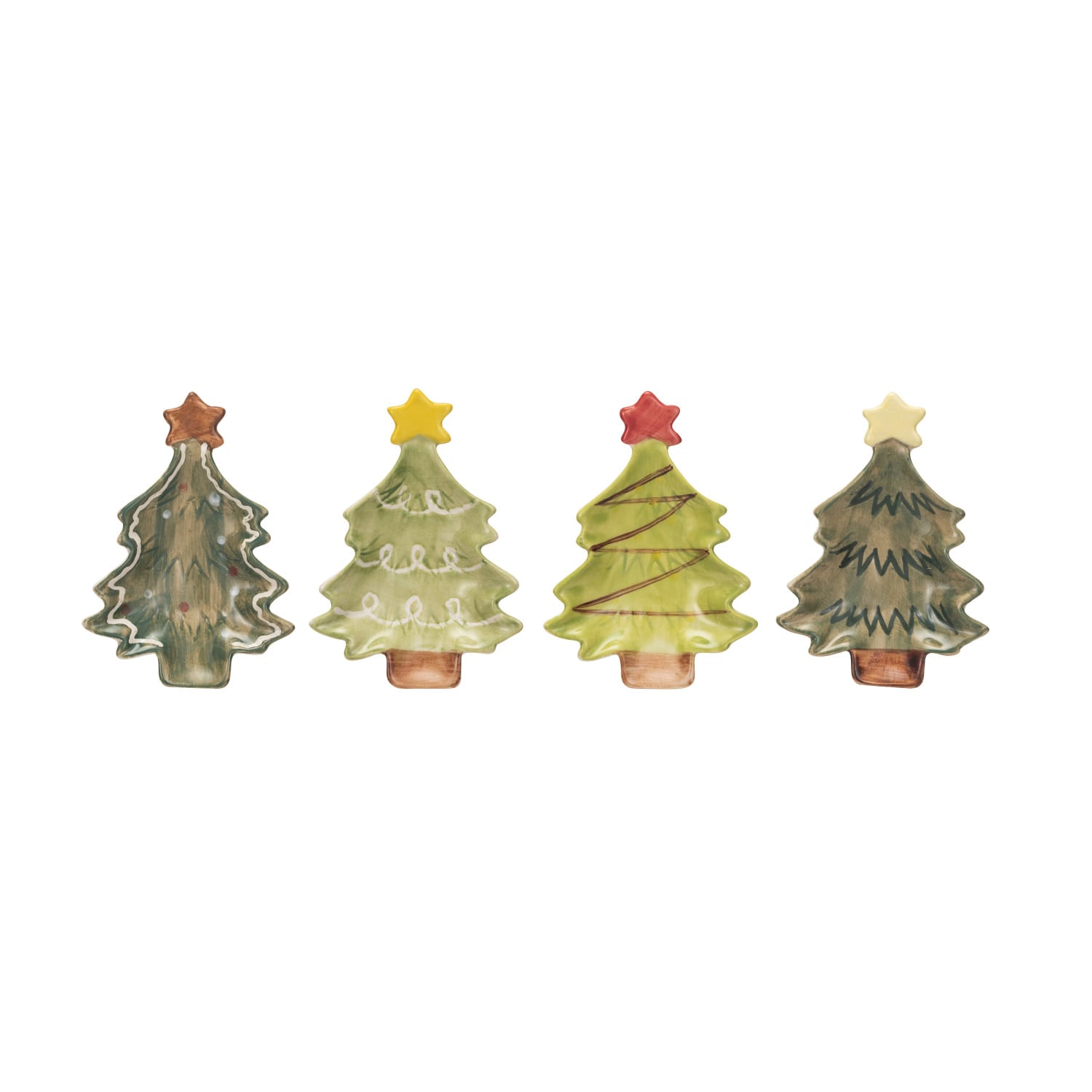 Ceramic Christmas Tree Trinket Dish