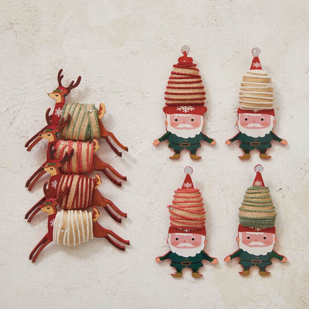 Santa Spool with Ivory Cotton Cord