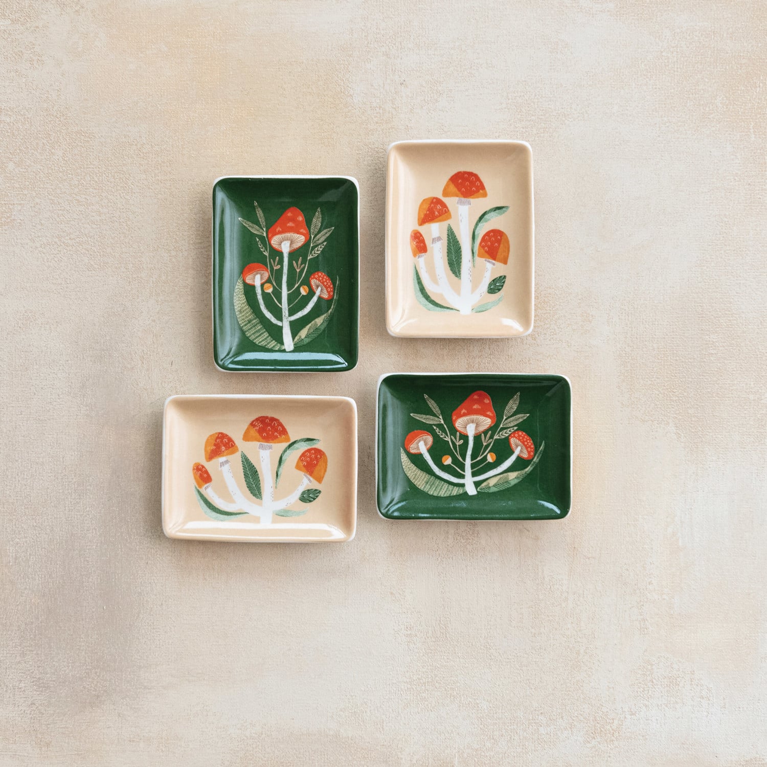 Whimsical Mushroom Trinket Dish