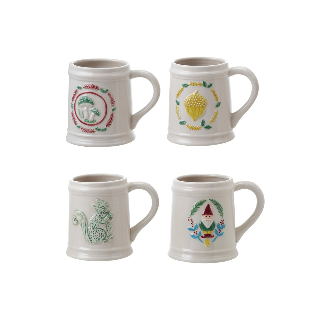 Woodland Holiday Stoneware Mug