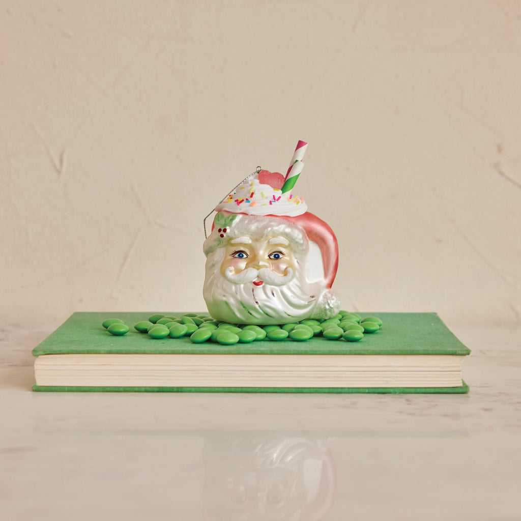 Santa Mug Holiday Ornament