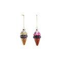 Glass Ice Cream Cone Ornament