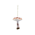 Glass Mushroom Christmas Ornament