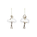 Glittered Ballerina Ornament