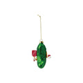 Glass Pickleball Christmas Ornament