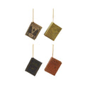 Miniature Fabric Book Christmas Ornament